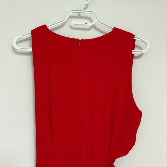 Zara small red midi dress NWOT - Picture 10 of 12